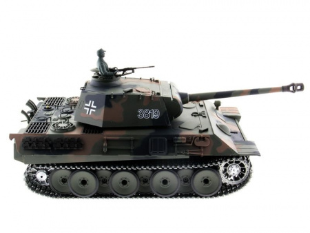 Фото Радиоуправляемый танк Heng Long Panther UpgradeA V7.0 2.4G 1/16 RTR | Инномарт