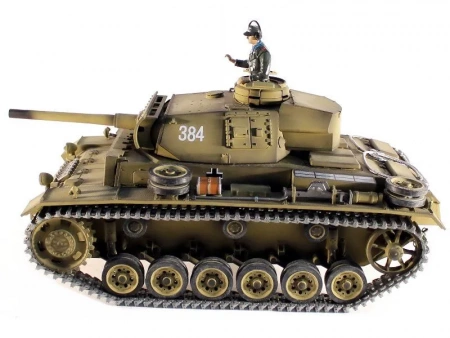 Фото Р/У танк Taigen 1/16 Panzerkampfwagen III (Германия) HC V3 2.4G RTR | Инномарт