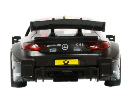 Фото Машина "АВТОПАНОРАМА" Mercedes-AMG C 63 DTM, черный, 1/42, инерция, откр двери, в/к 17,5*12,5*6,5 | Инномарт