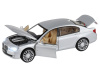 Фото Машина "АВТОПАНОРАМА" BMW 760LI , серебряный, 1/34, свет, звук, инерция, в/к 17,5*13,5*9 см | Инномарт