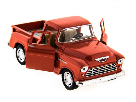 Фото Машина Kinsmart "Chevy Stepside Pick Up" инерция (1/12шт.) 1:32 б/к | Инномарт