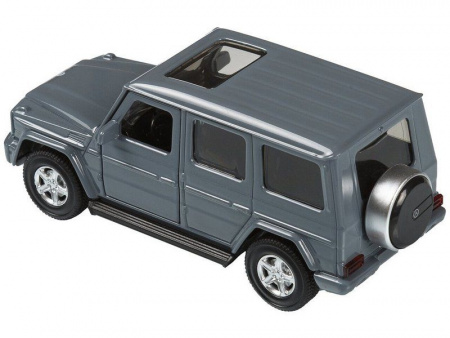 Фото Машина "АВТОПАНОРАМА" Mercedes-Benz G350d, серый, 1/42, инерция, откр. двери, в/к 17,5*12,5*6,5 см | Инномарт