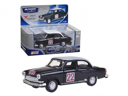 Фото Машина Autotime "ГАЗ-21 "ВОЛГА" ралли 1964 год 1:43 | Инномарт