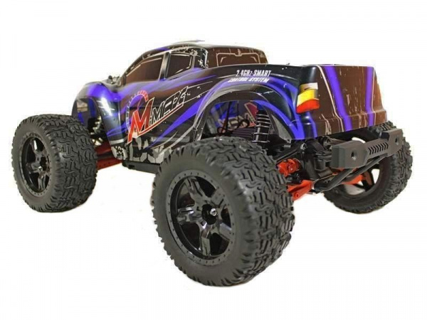 Радиоуправляемый монстр Remo Hobby MMAX PRO UPGRADE (синий) 4WD 2.4G 1/10 RTR | Инномарт