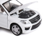 Фото Машина "АВТОПАНОРАМА" Mercedes-Benz ML63 AMG, белый, 1/32, свет, звук, инерция, в/к 17,5*13,5*9 см | Инномарт