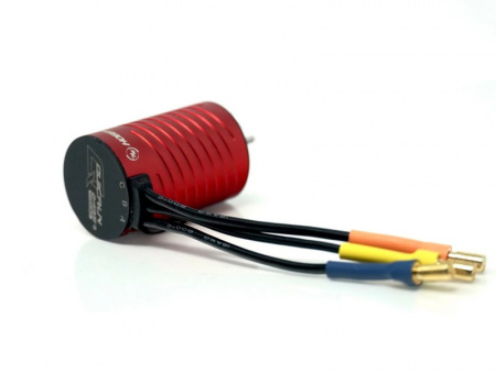 Фото Бесколлекторный мотор Hobbywing QUICRUN-2435SL-4500KV-RED-G3-SE (4500KV, 2,3/10мм, 1/18, 1/16) | Инномарт
