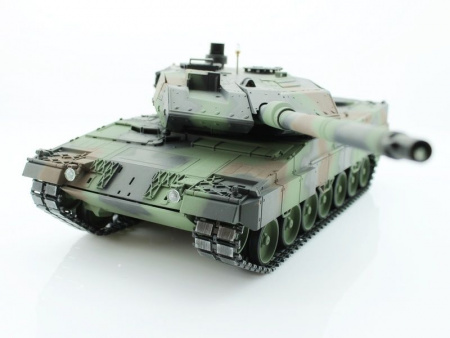Фото Р/У танк Taigen 1/16 Leopard 2 A6 (Германия) (для ИК танк. боя) САМО 2.4G RTR, деревянная коробка | Инномарт