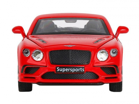 Фото Машина "АВТОПАНОРАМА" Bentley Continental GT Supersports, красный, 1/32, в/к 17,5*12,5*6,5 см | Инномарт
