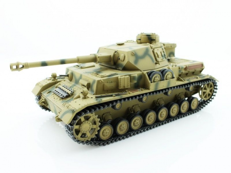 Фото Р/У танк Taigen 1/16 Panzerkampfwagen IV Ausf.F2.Sd.Kfz (Германия) 2.4G, RTR, летний камуфляж | Инномарт