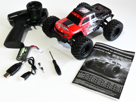 Фото Радиоуправляемый монстр RCM Recon MT (красный) 4WD 2.4G 1/20 RTR | Инномарт