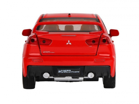 Фото Машина "АВТОПАНОРАМА" Mitsubishi Lancer Evolution, 1/32, красный, свет, звук, в/к 17,5*12,5*6,5 см | Инномарт