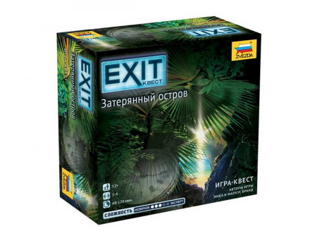 Фото Настольная игра ZVEZDA "EXIT Квест. Затерянный остров", семейная | Инномарт