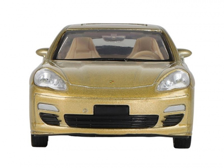 Фото Машина "АВТОПАНОРАМА" Porsche Panamera S, золотой, 1/32, свет, звук, инерция, в/к 17,5*13,5*9 см | Инномарт