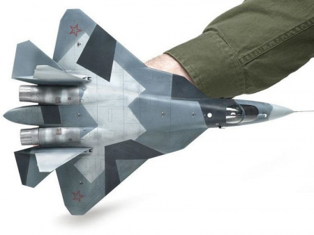 Фото Сборная модель ZVEZDA СУ-57 опытный образец самолета, 1/72 | Инномарт
