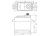 Фото Сервомашинка цифровая JX Servo PDI-6110MG (61г/10.68/0.083/6V) стандартная | Инномарт
