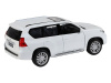 Фото Машина "АВТОПАНОРАМА" Land Cruiser Prado, белый, 1/32, свет, звук, инерция, в/к 17,5*13,5*9 см | Инномарт