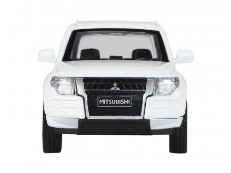 Фото Машина "АВТОПАНОРАМА" Mitsubishi Pajero 4WD Tubro, белый, 1/43, инерция, в/к 17,5*12,5*6,5 см | Инномарт
