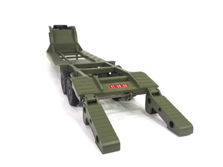 Фото Радиоуправляемая машина WPL военный грузовик B-36 с тралом (зеленый) 6WD 2.4G 1/16 RTR | Инномарт