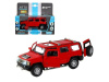 Фото Машина "АВТОПАНОРАМА" Hummer H3, красный, 1/32, свет, звук, инерция, в/к 17,5*13,5*9 см | Инномарт