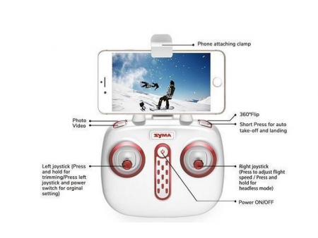 Фото Р/У квадрокоптер Syma X14WPRO с FPV трансляцией Wi-Fi, камера 2Мп, 2.4G RTF | Инномарт