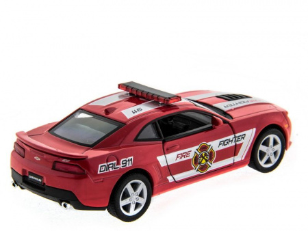 Фото Машина Kinsmart 1:38 Chevrolet Camaro 2014 (Police/Fire) инерция (1/12шт.) б/к | Инномарт
