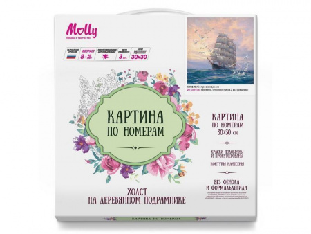 Фото Картина по номерам 30х30 Сопровождение (20 цветов) | Инномарт
