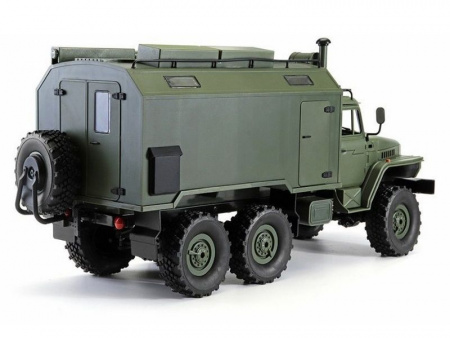 Фото Радиоуправляемая машина WPL военный грузовик B-36 (зеленый) 6WD 2.4G 1/16 RTR | Инномарт