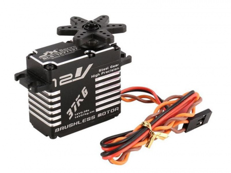 Фото Сервомашинка цифровая JX Servo BLS-12V7137 (71г/37.5/0.08/14.0V) бесколлекторная, Full metal | Инномарт