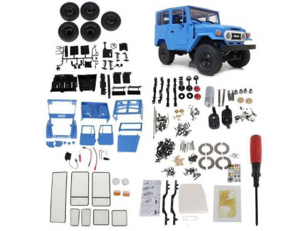 Фото Радиоуправляемая машина WPL японский внедорожник FJ40 (голубая) 4WD 2.4G 1/16 KIT | Инномарт