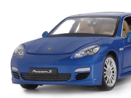 Фото Машина "АВТОПАНОРАМА" Porsche Panamera S, синий, 1/24, свет, звук, в/к 24,5*12,5*10,5 см | Инномарт