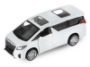 Фото Машина "АВТОПАНОРАМА" Toyota Alphard, белый, 1/43, инерция, откр. двери, в/к 17,5*12,5*6,5 см | Инномарт