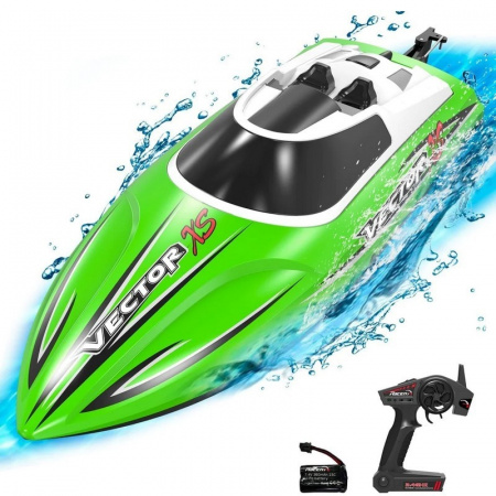 Фото Радиоуправляемый катер Volantex RC Vector S зелёный Brushless 2.4G LiPo RTR | Инномарт