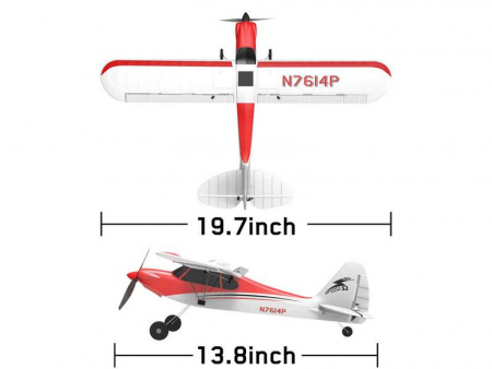 Фото Радиоуправляемый самолет Volantex RC Sport Cub 500мм (красный) 2.4G 4ch LiPo RTF with Gyro | Инномарт