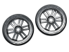 Фото Колесо в сборе P2577B для Remo Hobby RH1411, 1/14, 2 шт | Инномарт