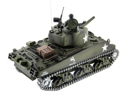 Фото Р/У танк Heng Long 1/16 M4A3 Sherman 2.4G RTR PRO | Инномарт