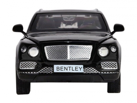 Фото Машина "АВТОПАНОРАМА" Bentley Bentayga, черный, 1/34, свет, звук, инерция, в/к 17,5*13,5*9 см | Инномарт