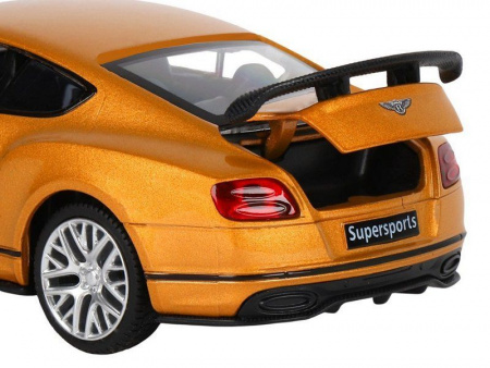 Фото Машина "АВТОПАНОРАМА" Bentley Continental Supersports, оранжевый, 1/32, в/к 17,5*12,5*6,5 см | Инномарт
