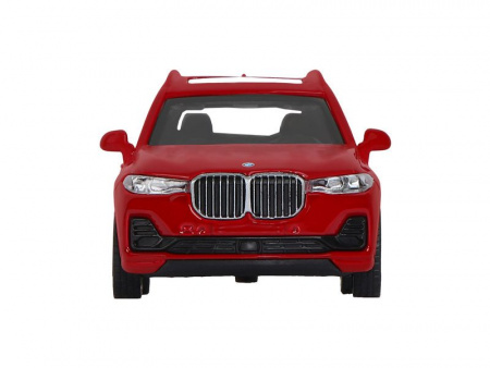 Фото Машина "АВТОПАНОРАМА" BMW X7, 1/44, красный металлик, откр. двери, в/к 17,5*12,5*6,5 см | Инномарт