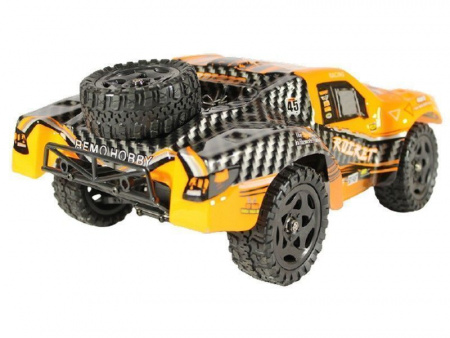 Фото Радиоуправляемый шорт-корс Remo Hobby Rocket Brushless V2.0 (оранжевый) 4WD 2.4G 1/16 RTR | Инномарт