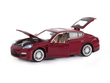 Фото Машина "АВТОПАНОРАМА" Porsche Panamera S, красный, 1/24, в/к 24,5*12,5*10,5 см | Инномарт