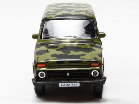 Фото Машина Autotime "LADA 4x4" армейская 1:36 | Инномарт