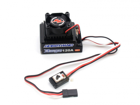 Фото Бесколлекторный регулятор Hobbywing XERUN-120A-SD V2.1 Black (120A-760A, 1/10, 1/12) | Инномарт