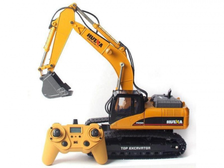 Фото Радиоуправляемый экскаватор HUI NA TOYS 2.4G 23CH 1/14 RTR + Li-Po и З/У | Инномарт
