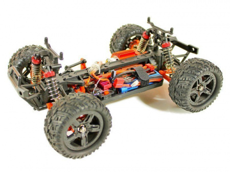 Фото Радиоуправляемый монстр Remo Hobby SMAX UPGRADE (красный) 4WD 2.4G 1/16 RTR | Инномарт