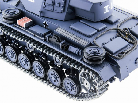Фото Р/У танк Heng Long 1/16 Panzerkampfwagen III (Германия) 2.4G RTR PRO темно-серый | Инномарт