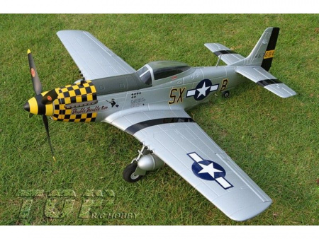 Фото Радиоуправляемый самолет Top RC P-51D желтый 750мм 2.4G 4-ch LiPo RTF | Инномарт