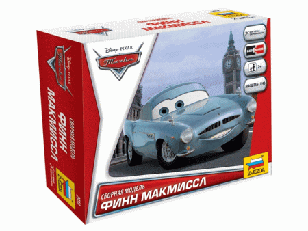Фото Сборная модель ZVEZDA "Тачки" Финн Макмиссл, 1/43 | Инномарт
