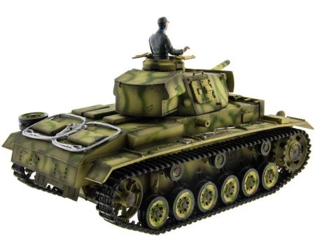 Фото Р/У танк Taigen 1/16 Panzerkampfwagen III (Германия) HC (для ИК танкового боя) V3 2.4G RTR | Инномарт