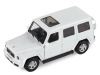 Машина "АВТОПАНОРАМА" Mercedes-Benz G350d, белый, 1/42, инерция, в/к 17,5*12,5*6,5 см