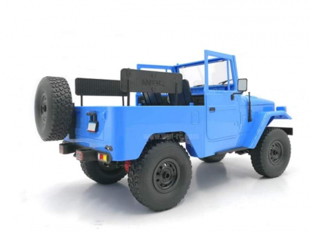 Фото Радиоуправляемая машина WPL японский внедорожник FJ40 (голубая) 4WD 2.4G 1/16 KIT | Инномарт